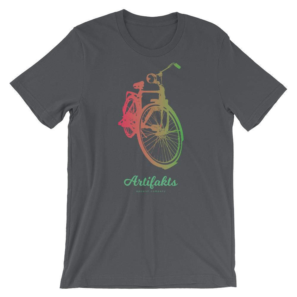 t shirt mountainbike Old Bike Artifakts Kurzarm Unisex T-Shirt – UrbanCycling.com
