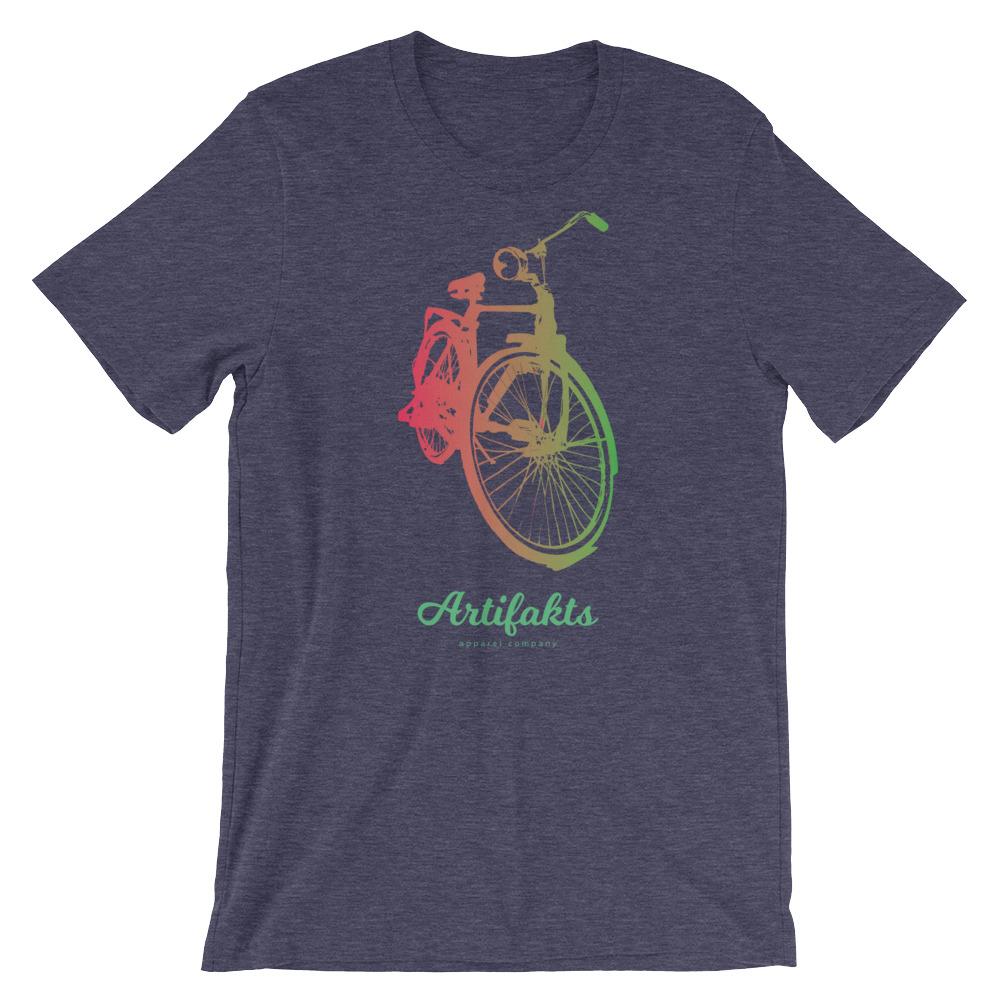 Old Bike Artifakts Short-Sleeve Unisex T-Shirt - Urban Cycling Apparel