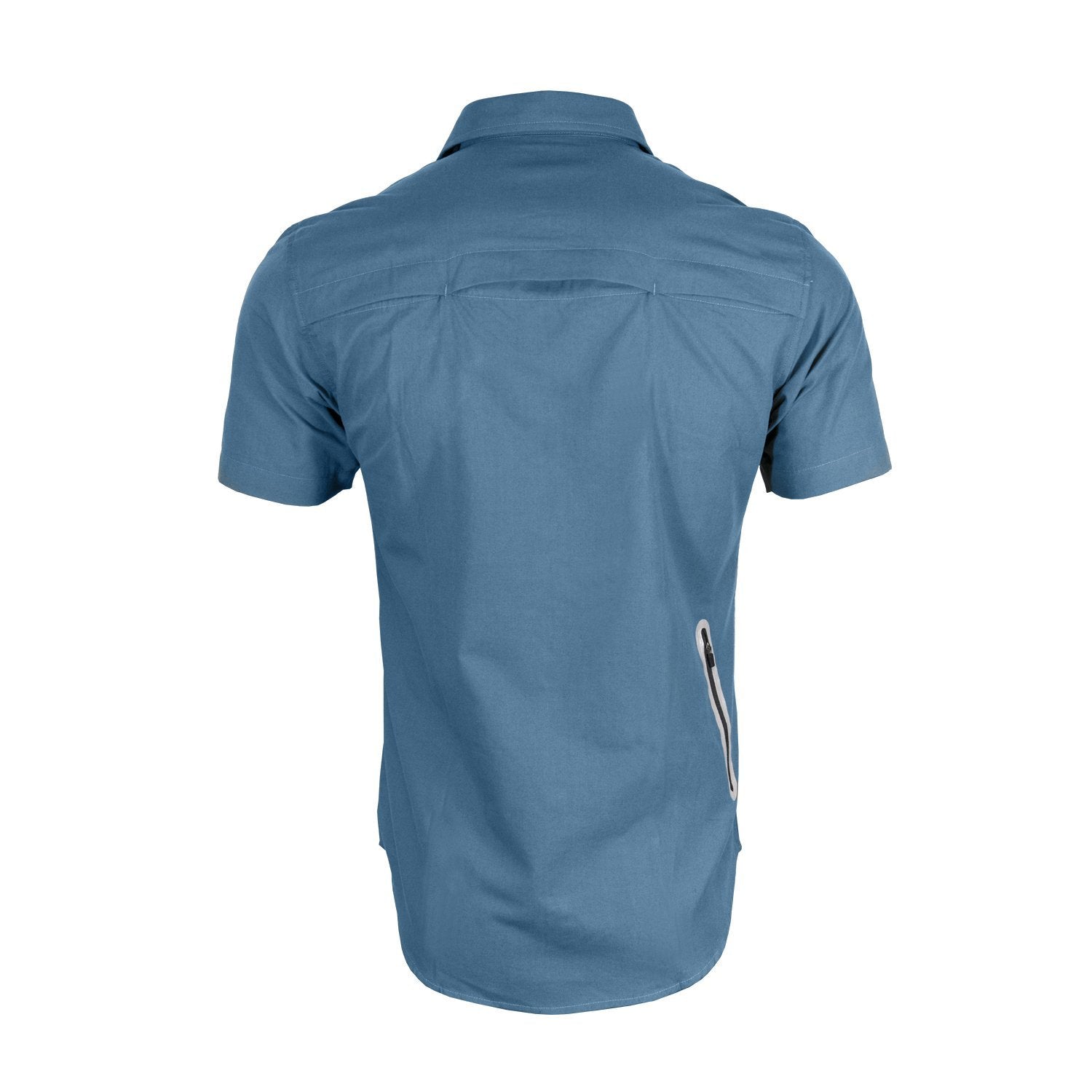The Pedaler's Pub Shirt - Short Sleeve Casual Urban Commuter Cycling Jersey with Snaps, Zipper Pockets, and Dry Fast Wicking Small / Charcoal