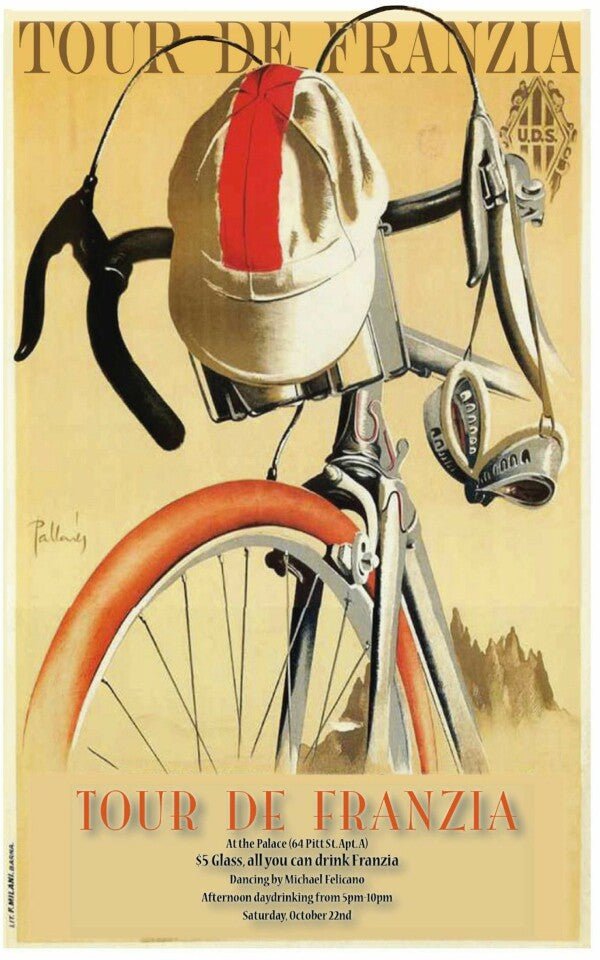 TOUR DE FRANZIA - Canvas Wall Art - Urban Cycling Apparel