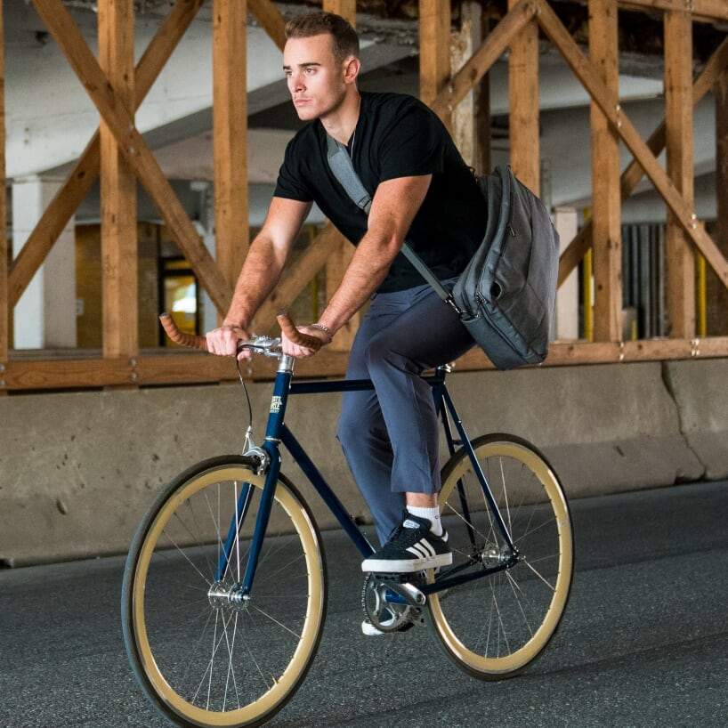 Urban Cycling Commuter Bike to Work Pants - Gray