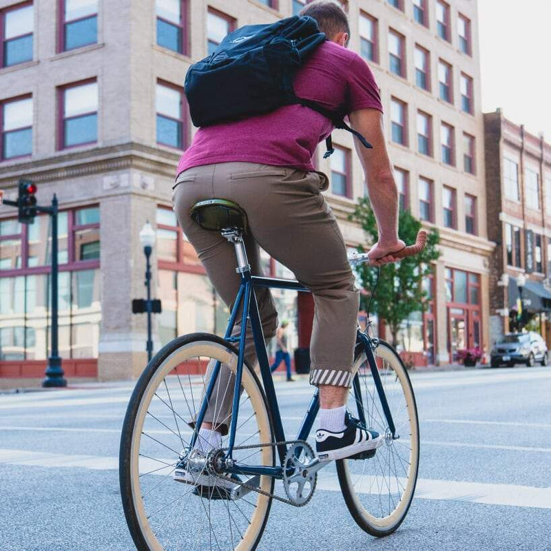 Urban Cycling Commuter Bike to Work Pants Khaki Urban Cycling Apparel