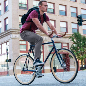 Urban Cycling Commuter Bike to Work Pants - Khaki - Urban Cycling Apparel