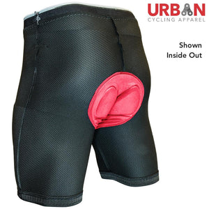 URBAN CYCLING Padded Undershorts Underliner with Premium Antibacterial G-Tex pad (compatible with Pub Crawler or Single Tracker shorts) - Urban Cycling Apparel