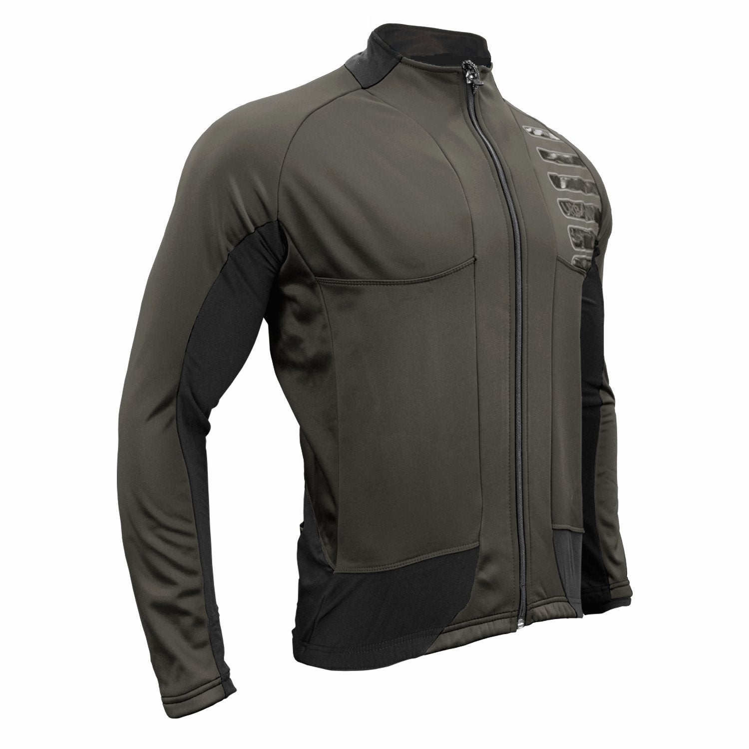 silver reflective cycling jacket