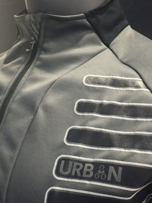 Urban Cycling REFLECTOR Winter Softshell Thermal Jersey Jacket - Urban Cycling Apparel
