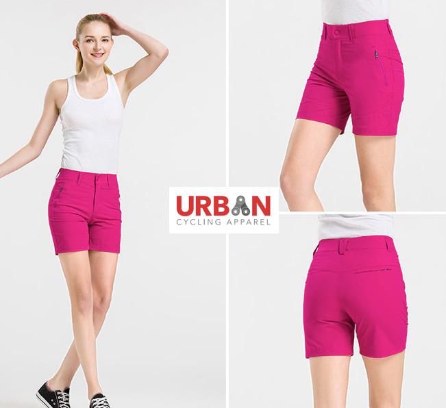 Women's All-Day Shorts, City Riding Commuter Shorts All Day Cycling Pants