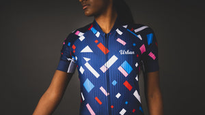 Women's Confetti Jersey & Bib Shorts - Urban Cycling Apparel