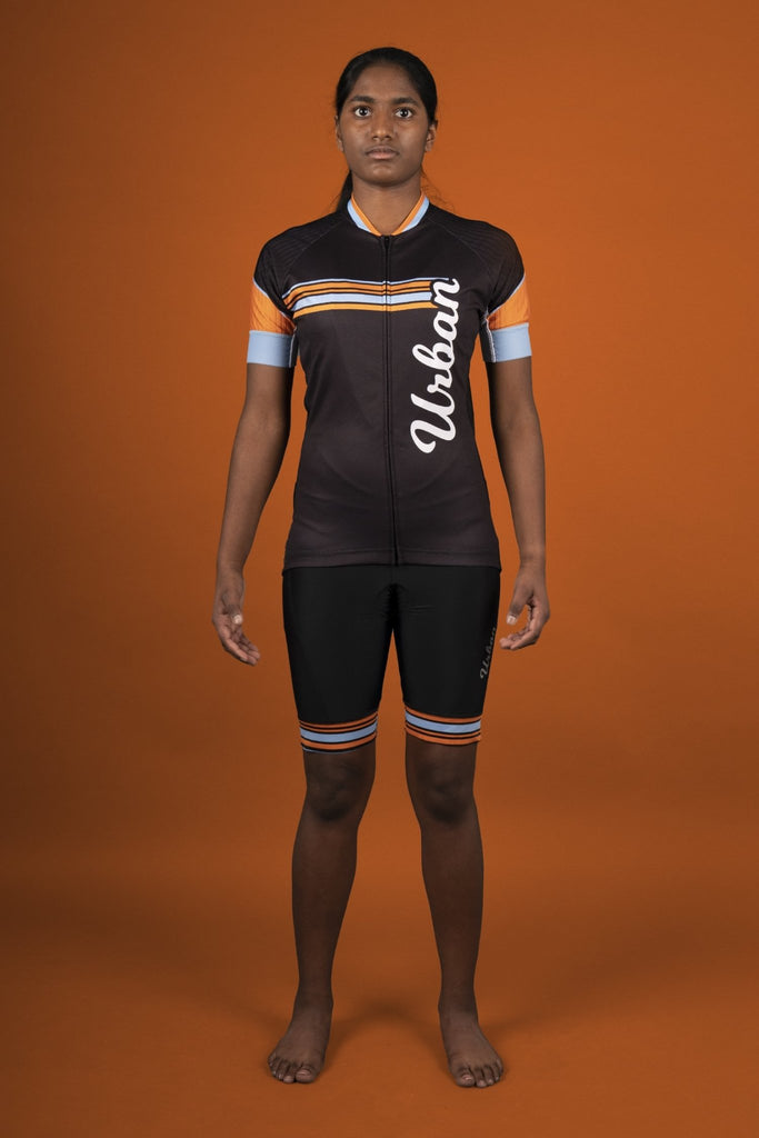 Women's Urban Pro Team Jersey, Bib Shorts - Urban Cycling Apparel
