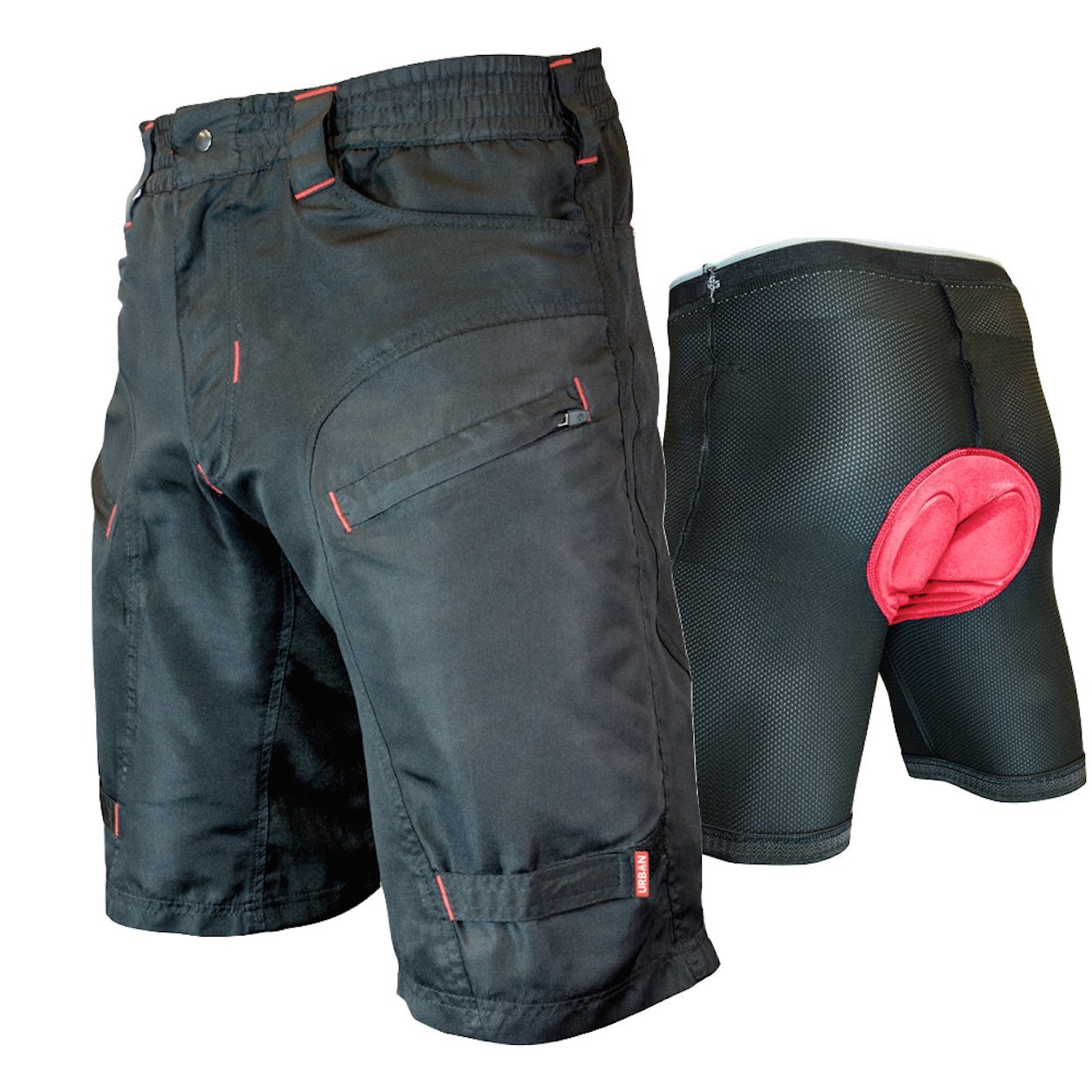 Youth Single Tracker, Kids Mountain Bike Shorts with Padded Underliner